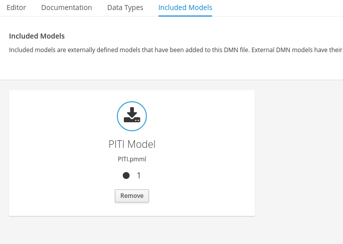 dmn include model list pmml